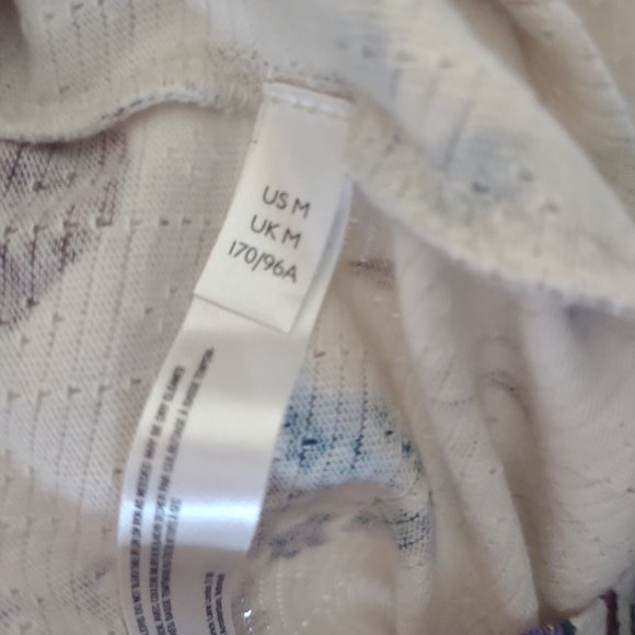 Anthropologie Puff Sleeved Boho Floral Romper Cream Fall Florals M NWT - Picture 15 of 16